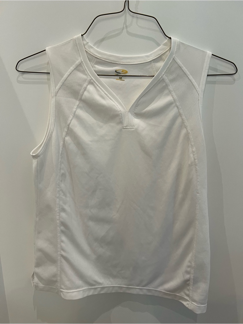 Champion White Sleeveless Athletic Top